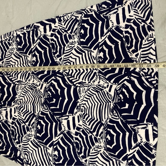 Lilly Pulitzer Sloan Oh Cabana Navy and White Zebra Print Maxi Dress Size M - Picture 13 of 14